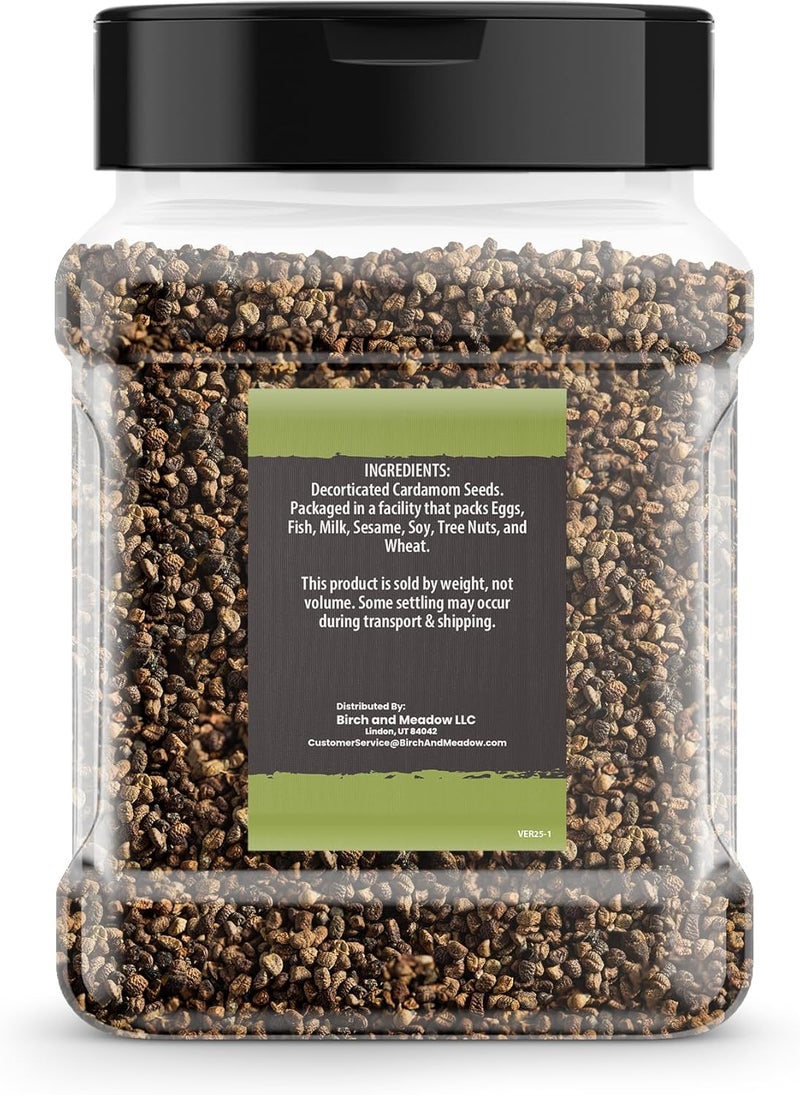 BIRCH & MEADOW بذور الهيل الأخضر من بيرش و ميدو، 10.5 أونصة - توابل عطرية مزخرفة للمطبخ الهندي - Image 2